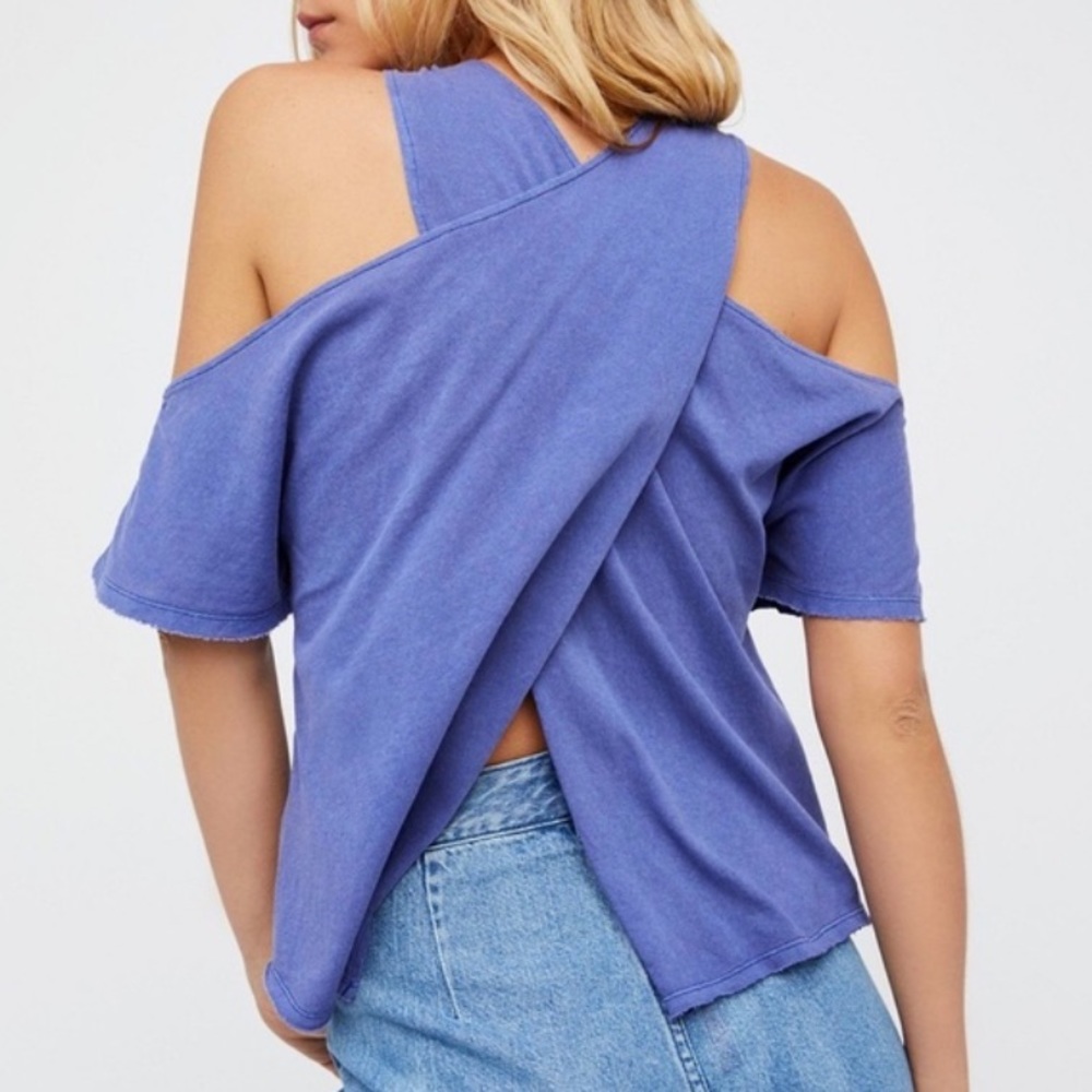 Free People Taurus Cold Shoulder Tee